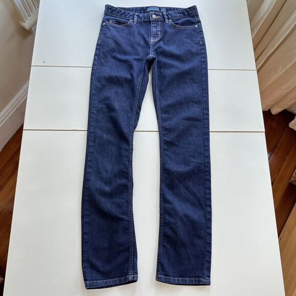 Patagonia Women's Straight Leg‎ Jeans Size 26 2 Dark Blue Organic Cotton Denim - Picture 1 of 11